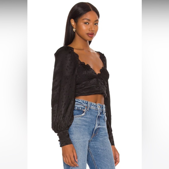 For Love & Lemons Liz Crop Top - Picture 3 of 14